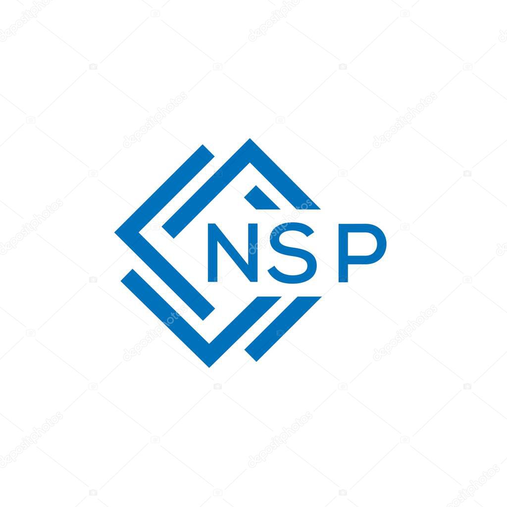 NSP letter logo design on white background. NSP creative circle letter logo concept. NSP letter design.NSP letter logo design on white background. NSP creative circle letter logo concept. NSP letter design.