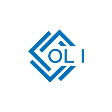 Beyaz arka planda OLI harf logosu tasarımı. Yaratıcı yuvarlak harf logosu kavramı. OLI harf dizaynı. Beyaz arka planda OLI harf logosu tasarımı. Yaratıcı yuvarlak harf logosu kavramı. OLI harf tasarımı.
