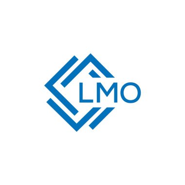 Beyaz arka planda LMO harf logosu tasarımı. LMO yaratıcı daire harfi logosu konsepti. LMO harf tasarımı. LMO harfi logo tasarımı beyaz arkaplanda. LMO yaratıcı daire harfi logosu konsepti. LMO harf tasarımı.