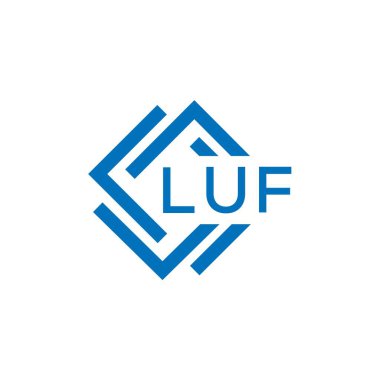 Beyaz arka planda LUF harf logosu tasarımı. LUF yaratıcı daire harfi logosu konsepti. LUF harf dizaynı. Beyaz arkaplanda LUF harf logosu tasarımı. LUF yaratıcı daire harfi logosu konsepti. LUF harf tasarımı.