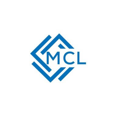 Beyaz arkaplanda MCL harf logosu tasarımı. MCL yaratıcı daire harfi logosu konsepti. MCL harf tasarımı.