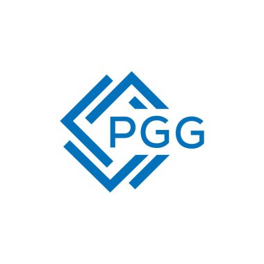 Beyaz arka planda PGG harf logosu tasarımı. PGG yaratıcı daire harfi logosu konsepti. PGG harf tasarımı.