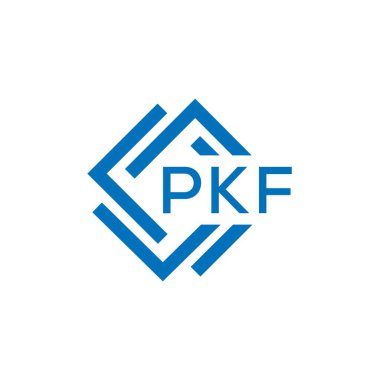 Beyaz arkaplanda PKF harf logosu tasarımı. PKF yaratıcı daire harfi logosu konsepti. PKF harf tasarımı. Beyaz arkaplanda PKF harf logosu tasarımı. PKF yaratıcı daire harfi logosu konsepti. PKF harf tasarımı.