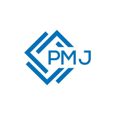 Beyaz arka planda PMJ harf logosu tasarımı. PMJ yaratıcı daire harfi logosu. PMJ harf dizaynı. Beyaz arkaplanda PMJ harf logosu tasarımı. PMJ yaratıcı daire harfi logosu. PMJ harf tasarımı.