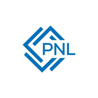 Beyaz arkaplanda PNL harf logosu tasarımı. PNL yaratıcı daire harfi logosu konsepti. PNL harf tasarımı.