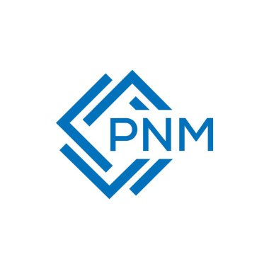 Beyaz arkaplanda PNM harf logosu tasarımı. PNM yaratıcı daire harfi logosu konsepti. PNM harf tasarımı.