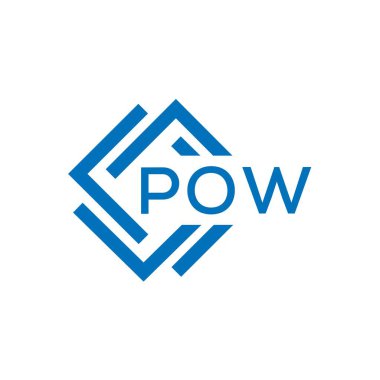 Beyaz arka planda savaş esiri logosu tasarımı. Savaş esiri yaratıcı daire harfi logosu konsepti. Savaş esiri mektup tasarımı. Beyaz arka planda savaş esiri logosu tasarımı. Savaş esiri yaratıcı daire harfi logosu konsepti. POW harf tasarımı.