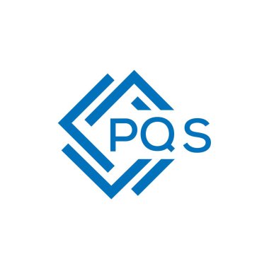 Beyaz arkaplanda PQS harf logosu tasarımı. PQS yaratıcı daire harfi logosu konsepti. PQS harf tasarımı.