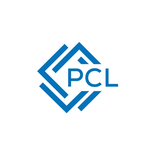 ホワイトを基調としたPclレターロゴデザイン Pclクリエイティブサークルレターロゴコンセプト Pcl手紙デザイン白色を背景にPcl手紙ロゴデザイン Pclクリエイティブサークルレターロゴコンセプト Pcl手紙デザイン — ストックベクタ