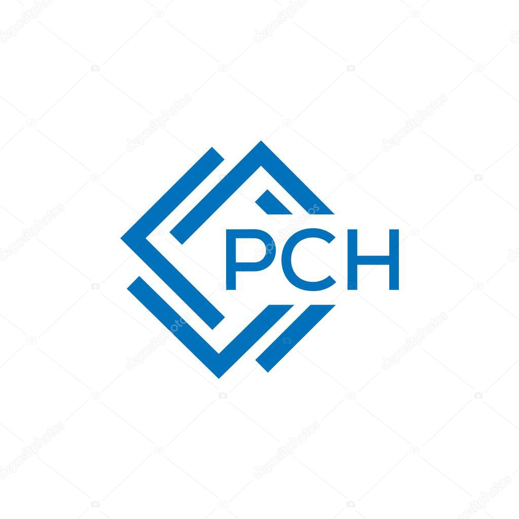 PCH letter logo design on white background. PCH creative circle letter logo concept. PCH letter design.