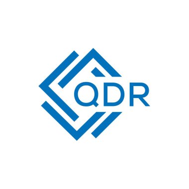 Beyaz arka planda QDR harfi logo tasarımı. QDR yaratıcı daire harfi logosu konsepti. QDR harf tasarımı. QDR harfi logo tasarımı beyaz arkaplanda. QDR yaratıcı daire harfi logosu konsepti. QDR harf tasarımı.
