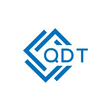 Beyaz arkaplanda QDT harf logosu tasarımı. QDT yaratıcı daire harfi logosu konsepti. QDT harf dizaynı. Beyaz arkaplanda QDT harf logosu tasarımı. QDT yaratıcı daire harfi logosu konsepti. QDT harf tasarımı.