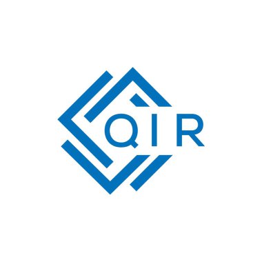Beyaz arka planda QIR harf logosu tasarımı. QIR yaratıcı daire harfi logosu konsepti. QIR harf tasarımı. Beyaz arkaplanda QIR harf logosu tasarımı. QIR yaratıcı daire harfi logosu konsepti. QIR harf tasarımı. Beyaz arkaplanda QIR harf logosu tasarımı. 