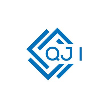 Beyaz arka planda QJI harf logosu tasarımı. QJI yaratıcı daire harfi logosu konsepti. QJI harf tasarımı. Beyaz arkaplanda QJI harfi logo tasarımı. QJI yaratıcı daire harfi logosu konsepti. QJI harf tasarımı.
