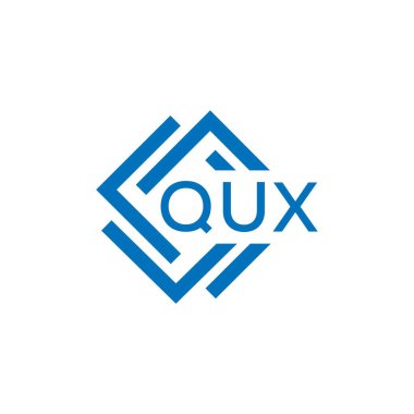 Beyaz arkaplanda QUX harfli logo tasarımı. QUX yaratıcı daire harfi logosu. QUX harf dizaynı. QUX harfi logo tasarımı beyaz arkaplanda. QUX yaratıcı daire harfi logosu. QUX harf tasarımı.