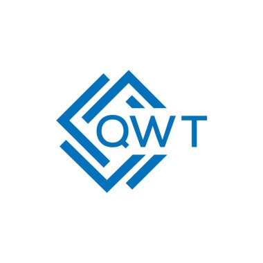 Beyaz arkaplanda QWT harf logosu tasarımı. QWT yaratıcı daire harfi logosu konsepti. QWT harf tasarımı. Beyaz arkaplanda QWT harf logosu tasarımı. QWT yaratıcı daire harfi logosu konsepti. QWT harf tasarımı.