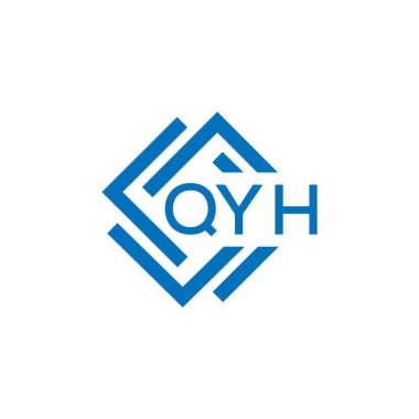 Beyaz arkaplanda QYH harf logosu tasarımı. QYH yaratıcı daire harfi logosu konsepti. QYH harf tasarımı. QYH harf logo tasarımı beyaz arkaplanda. QYH yaratıcı daire harfi logosu konsepti. QYH harf tasarımı.