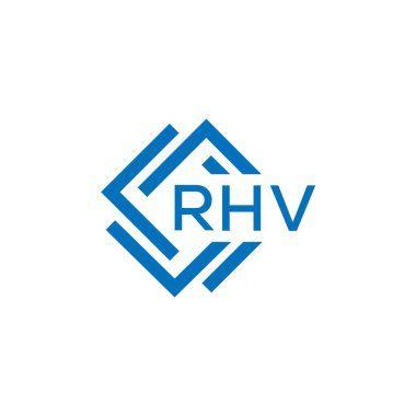 Beyaz arka planda RHV harf logosu tasarımı. RHV yaratıcı daire harfi logosu konsepti. RHV harf dizaynı. Beyaz arkaplanda RHV harf logosu tasarımı. RHV yaratıcı daire harfi logosu konsepti. RHV harf tasarımı.
