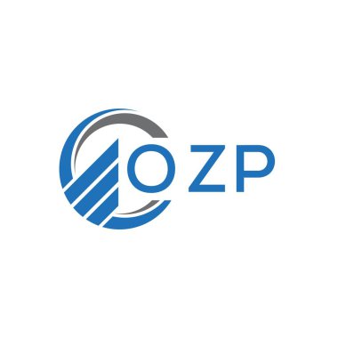 Siyah arka planda OZP harf logosu tasarımı. OZP yaratıcı harflerin baş harfleri logo kavramı. OZP harf tasarımı.