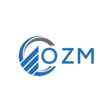 Siyah arka planda OZM harf logosu tasarımı. OZM yaratıcı harflerin baş harfleri logo kavramı. OZM harf tasarımı.