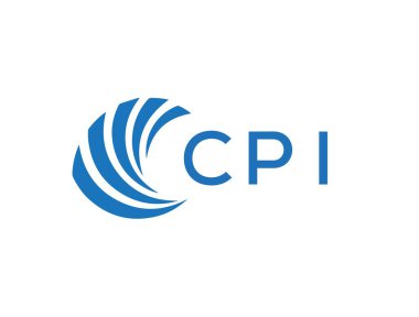 Siyah arka planda CPI harf logosu tasarımı. CPI yaratıcı harfler logosu konsepti. CPI harf tasarımı.