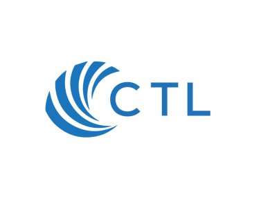 Beyaz arkaplanda CTL harf logosu tasarımı. CTL yaratıcı daire harfi logosu. CTL harf tasarımı.