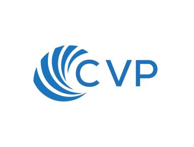 CVP letter logo design on white background. CVP creative circle letter logo concept. CVP letter design.