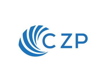 CZP letter logo design on white background. CZP creative circle letter logo concept. CZP letter design.