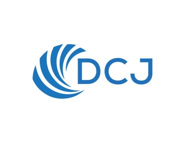 DCJ letter logo design on white background. DCJ creative circle letter logo concept. DCJ letter design.