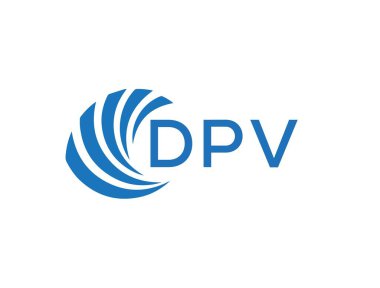 DPV letter logo design on white background. DPV creative circle letter logo concept. DPV letter design.