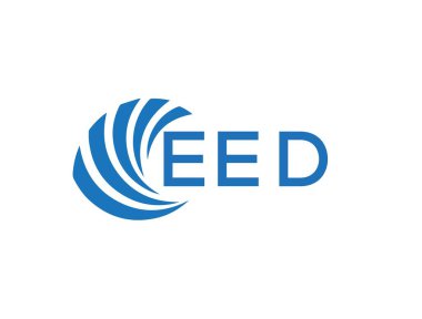 EED letter logo design on white background. EED creative circle letter logo concept. EED letter design.