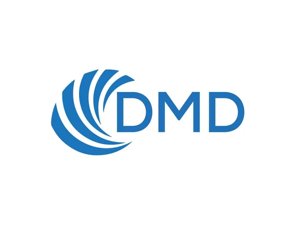배경에 Dmd 디자인 창조적 개념을 사용하지 마십시오 Dmd 디자인 — 스톡 벡터