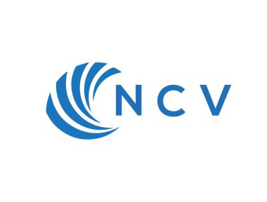 NCV letter logo design on white background. NCV creative circle letter logo concept. NCV letter design.