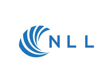 NLL letter logo design on white background. NLL creative circle letter logo concept. NLL letter design.