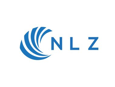 NLZ letter logo design on white background. NLZ creative circle letter logo concept. NLZ letter design.