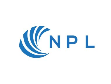 NPL letter logo design on white background. NPL creative circle letter logo concept. NPL letter design.