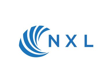 NXL letter logo design on white background. NXL creative circle letter logo concept. NXL letter design.NXL letter logo design on white background. NXL creative circle letter logo concept. NXL letter design.