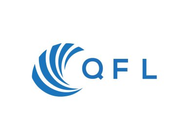 QFL letter logo design on white background. QFL creative circle letter logo concept. QFL letter design.