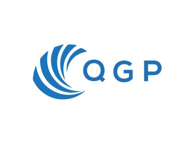 QGP letter logo design on white background. QGP creative circle letter logo concept. QGP letter design.