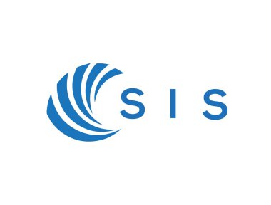 SIS letter logo design on white background. SIS creative circle letter logo concept. SIS letter design.