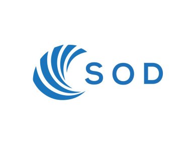 SOD letter logo design on white background. SOD creative circle letter logo concept. SOD letter design.