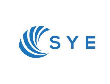 SYE letter logo design on white background. SYE creative circle letter logo concept. SYE letter design.