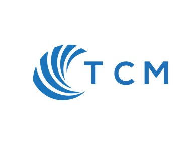 TCM letter logo design on white background. TCM creative circle letter logo concept. TCM letter design.