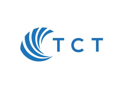 TCT letter logo design on white background. TCT creative circle letter logo concept. TCT letter design.