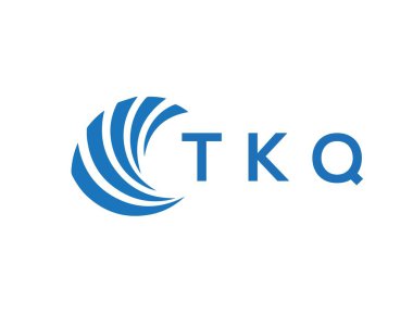 TKQ letter logo design on white background. TKQ creative circle letter logo concept. TKQ letter design.