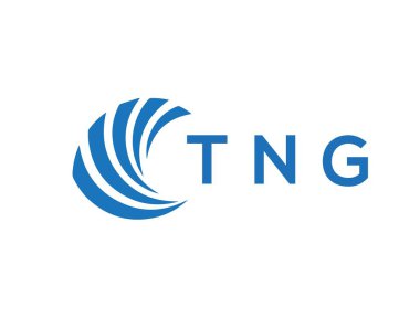 TNG letter logo design on white background. TNG creative circle letter logo concept. TNG letter design.