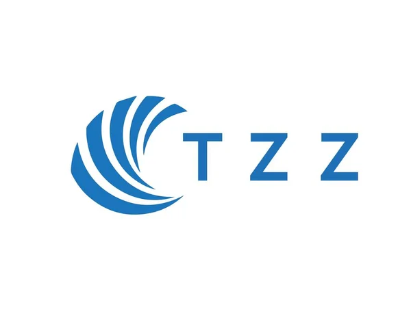 TZZ letter logo design on white background. TZZ creative circle letter logo concept. TZZ letter design.