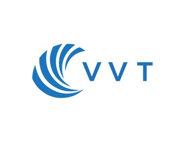 VVT letter logo design on white background. VVT creative circle letter logo concept. VVT letter design.