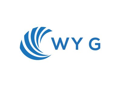 WYG letter logo design on white background. WYG creative circle letter logo concept. WYG letter design.