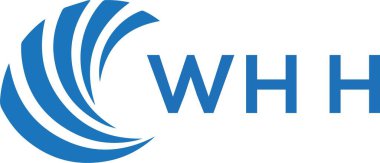 WHH letter logo design on white background. WHH creative circle letter logo concept. WHH letter design.